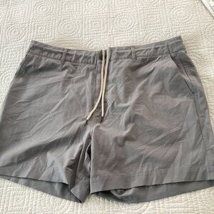 Faherty All Day Shorts Gray Size 36 Grey Casual Drawstring Pockets Performance L